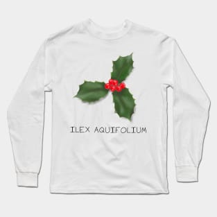 Christmas Holly Genus Long Sleeve T-Shirt